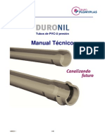 Tubos de PVC-U, Manual