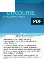 Introduction To Discourse Analysis