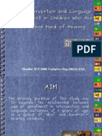 Moeller Mary Pat 2000 Early Intervention and Language Development in Children Who Are Deaf and Hard of Hearing PEDIATRICS Vol. 106 No. 3 September 2000