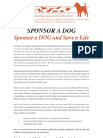 Sponsor A Dog Saved From The Meat Trade