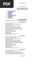 Procesos Civiles - Cuadro Sinoptico de Plazos y Terminos