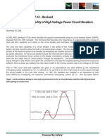 Close and Latch Capability of High Voltage Power Circuit Breakers