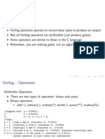 Verilog Operators Manual