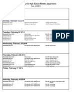 Week of 2-2-2014