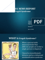 Fregoli Syndrome - Psych Reporting