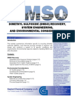 Dimethyl Sulfoxide (Dmso) Recovery, System Engineering, and Environmental Considerations