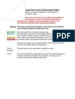 Methanol Injection Calculation