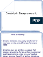 The Role of Creativity in Entrepreneurship