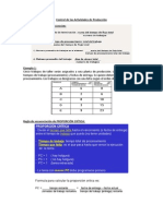 Ejercicios - Control de Las Actividades de Produccion