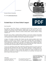 2009-06-16 - Letter of Complaint Against Bayer