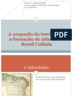 1 - 2 - Formação Das Cidades Brasileiras