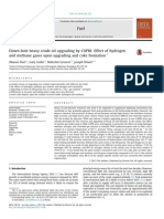 Down-Hole Heavy Crude Oil Upgrading by CAPRI Effect of Hydrogen