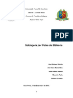 Soldagem Por Feixe de Elétrons PDF