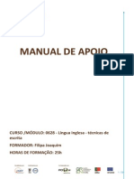 MANUAL - DE - APOIO-Lingua Inglesa-Técnicas de Escrita