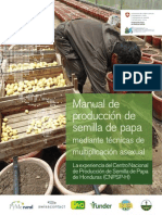 Manual de Producción de Semilla de Papa Mediante Técnicas de Reproducción Asexual