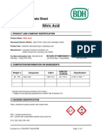 MSDS Nitric Acid