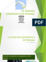 La Posicion Geografica de Panamá