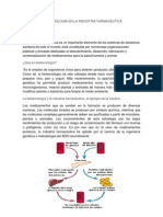 Biotecnologia en La Industria Farmacéutica