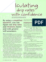 IV Drip Calculations