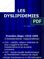 LES Dyslipidemies: DR Khlafa M