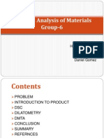 Thermal Analysis of Materials