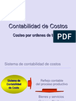 Costeo Por Ordenes de Trabajo