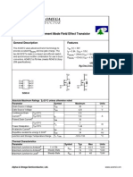 AO4812 Dual N-Channel Enhancement Mode Field Effect Transistor