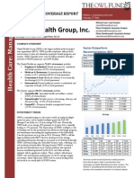 UnitedHealth Group, Inc. Initiating Coverage Report