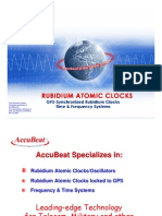 Rubidium Frequency Standard - Accubeat 