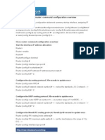 Cisco Router Command Configuration Overview