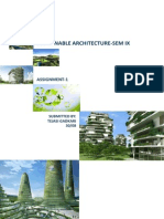 Global Warming, Sustainable Architecture and Architect's Role