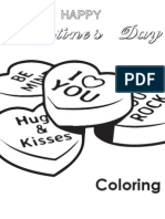 Valentine's Coloring Book