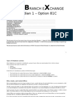 Basics Configuration of PBX Nortel Meridain 81c