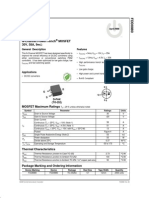 N-Channel Powertrench Mosfet 30V, 58A, 9M: April 2008