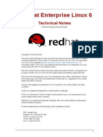 Red Hat Enterprise Linux 6: Technical Notes