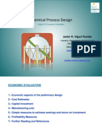 Chemical Process Design - Economic Evaluation