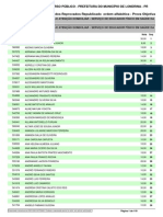 Resultado Preliminar Da Prova Objetiva - Anexo I I - Reprovados