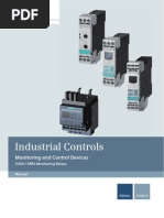 Manual For Monitoring Relays Siemens SIRIUS 3UG4 3RR2