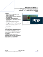 STEVAL-CCM002V1: TFT-LCD Panel Demonstration Board Based On The STM32 As LCD Controller