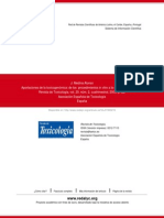 Aportaciones de La Toxicogenómica - de Los Procedimientos in Vitro A La Evaluación Del Riesgo