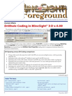 Drillhole Coding in MineSight® 3-D v.4.00