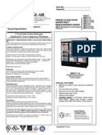 MM72 Refrigerator Freezer Spec Sheet