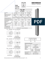 Multi-Band F-Panel Dual Polarization Half-Power Beam Width Adjust. Electrical Downtilt