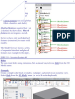 Features in Inventor: Sketched Features Required That 1 or Features Do Not Require A Sketch