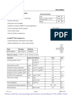 Coolmos Power Transistor: Please Note The New Package Dimensions Arccording To PCN 2009-134-A