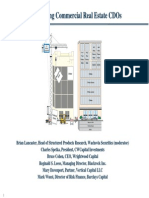 Understanding Commercial Real Estate CDOs 9.50am