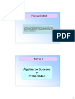 Algebra de Sucesos y Probabilidad Boole