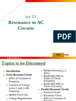 Chapter 11 Resonance in AC Circuits