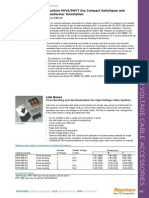 Raychem Terminations For GIS and Transformer