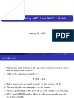 004 - Modelling Volatility - Arch and Garch Models